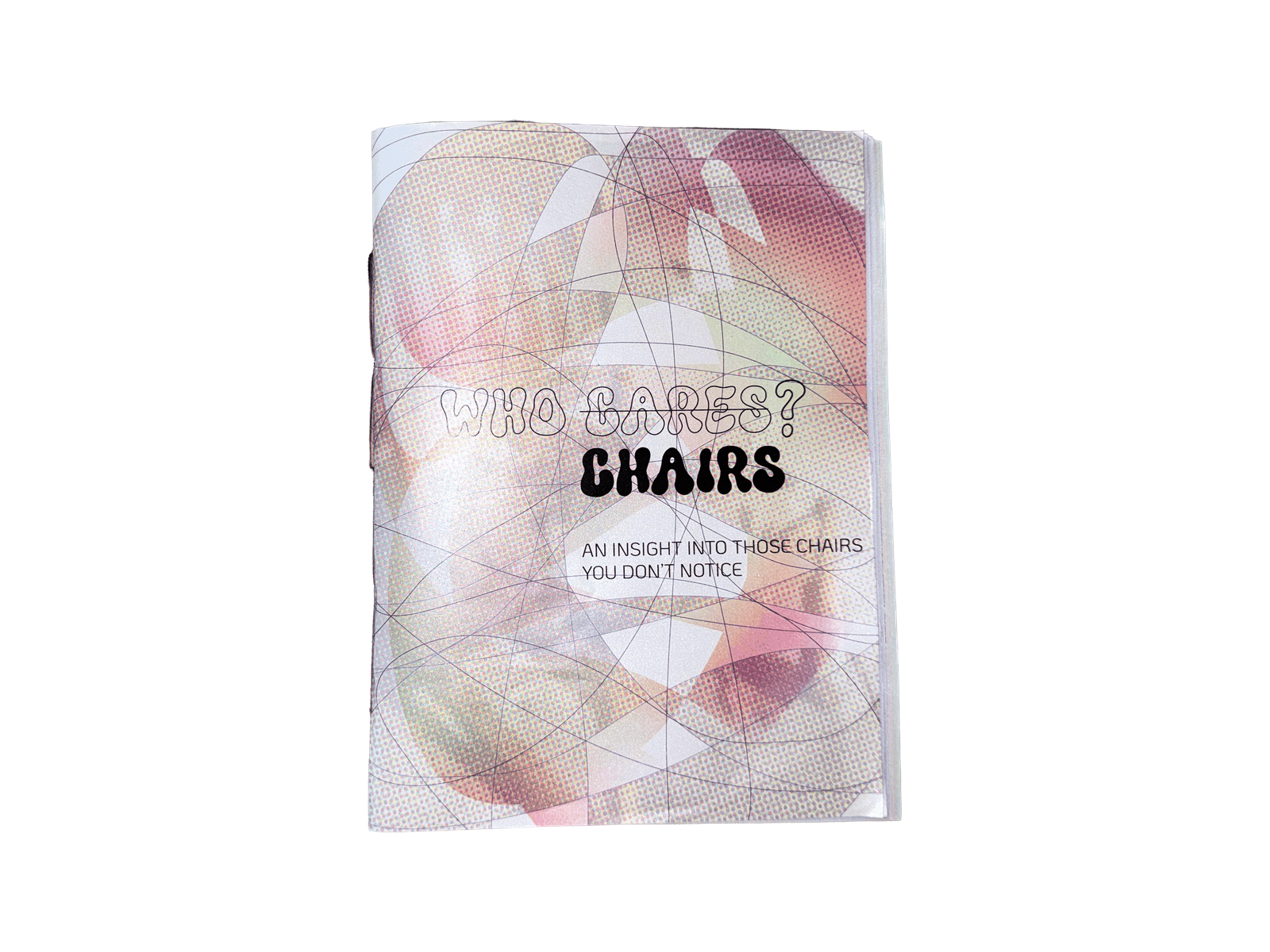 Who Cares? Chairs — book cover and interior spreads in page order
